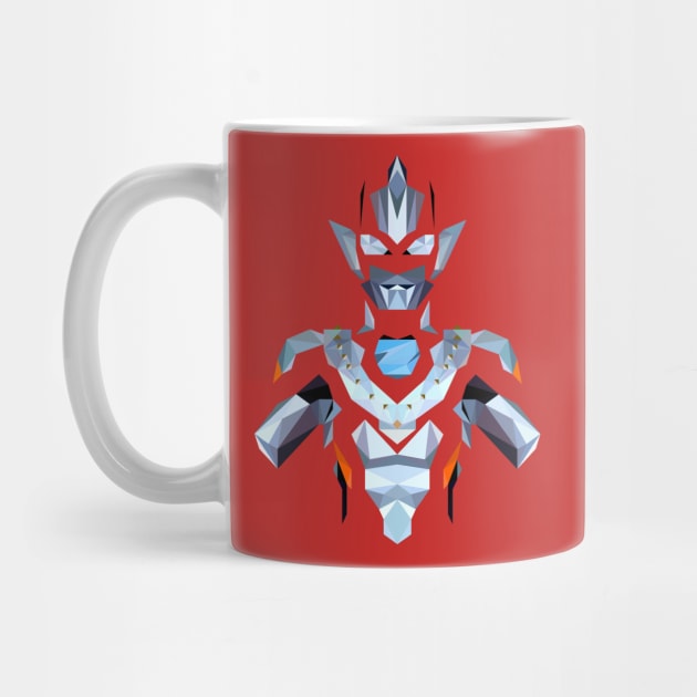 Ultraman Z (Beta Smash) Low Poly Art by The Toku Verse